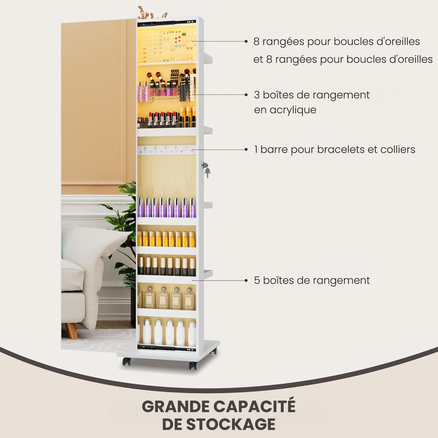 Armoire Miroir Elva Beauty - 6