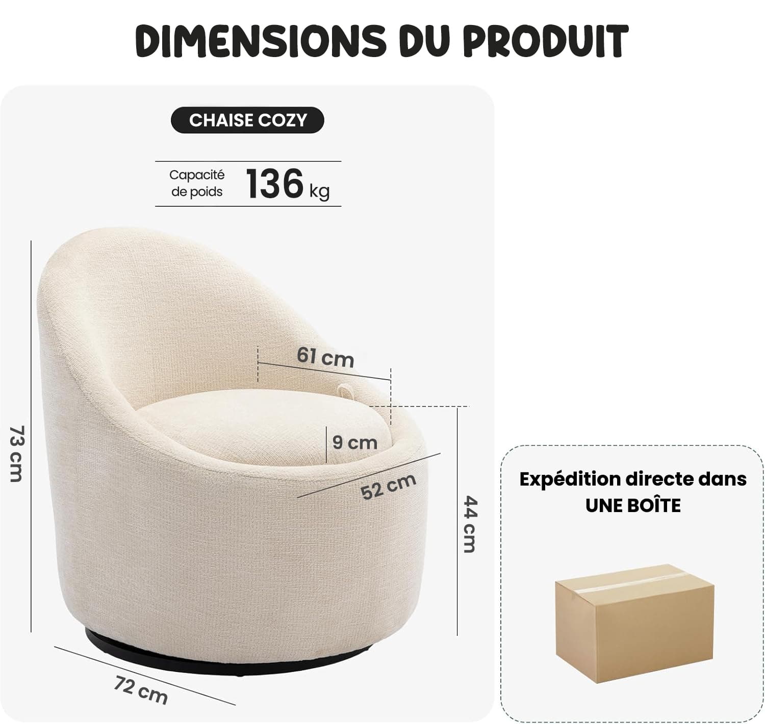 Chaise Nube Cozy - 2