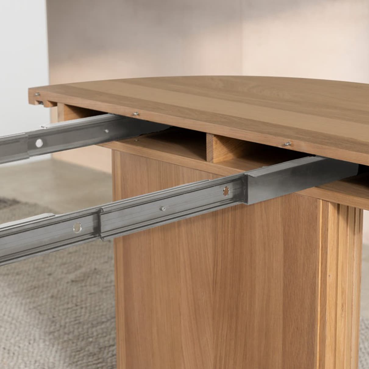 Ensemble de Salle à manger rond Extensible - 4